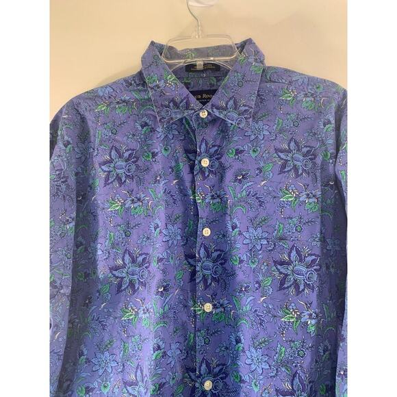 CLUB ROOM by CHARTER CLUB Men’s Paisley Button Down Long Sleeve Shirt / Size: XL - Picture 6 of 6